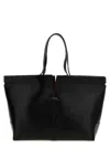 Tod's Di Bag Folio Leather Shopping Bag In Black