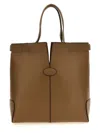 Tod's ' Di Bag Folio' Shopping Bag In Brown