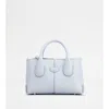 Tod's Di Bag In Leather Mini In Blue