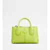 Tod's Di Bag In Leather Mini In Green