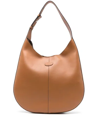TOD'S TOD'S DI BAG MEDIUM LEATHER HOBO BAG