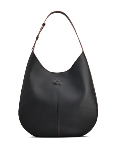 TOD'S TOD'S DI BAG MEDIUM LEATHER HOBO BAG