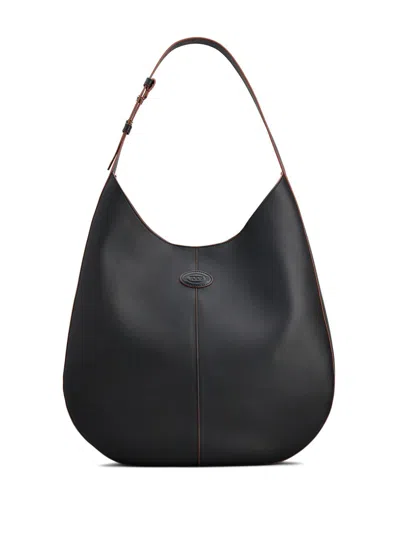 TOD'S TOD'S DI BAG MEDIUM LEATHER HOBO BAG