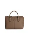 Tod's 'di Bag' Small Beige Leather Bag
