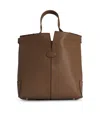 Tod's Small Leather Folio Bag In Brown