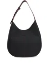 Tod's Di Bag Small Leather Hobo Bag In Black