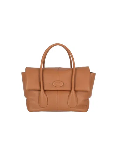 Tod's Di Bag Small Leather Tote Bag