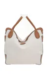 Tod's Di Bag Swing Medium Tote In Brown