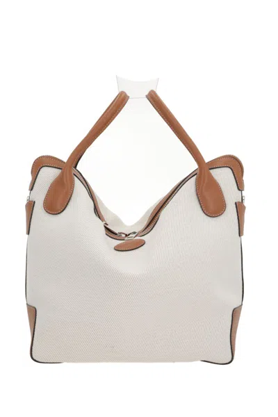 Tod's Di Bag Swing Medium Tote In Brown