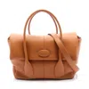 Tod's Di Leather Handbag Brown In Brown