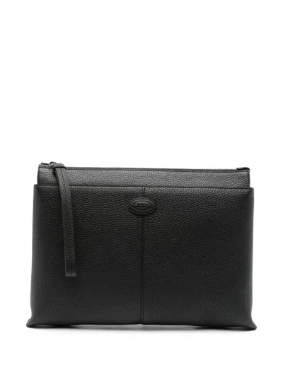 Tod's Document Holder Medium Leather Pouch