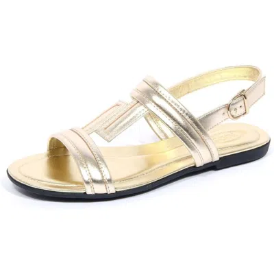 Tod's Donna Gomma Leather Sandals In Multi