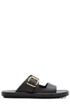 Tod's Sandals In Leather In Black