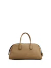 Tod's Double Handle Leather Bag With Shoulder Strap