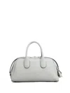 Tod's Double Handle Leather Bag With Shoulder Strap