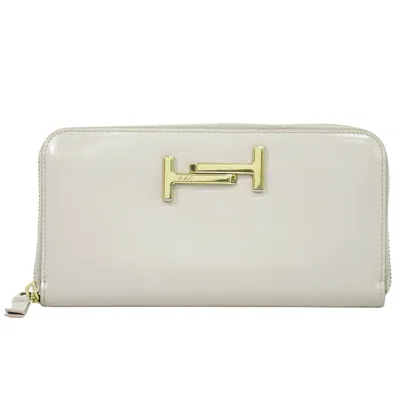 Pre-owned Tod's Double T Leather Wallet ()