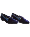 Tod's Double T Velvet Loafer (authentic Pre-loved)