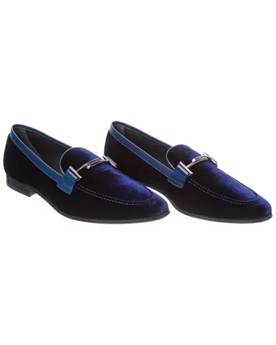 Tod's Double T Velvet Loafer (authentic Pre-loved)