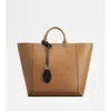 Tod's Double Up Shopping Bag In Leather Medium In Multi