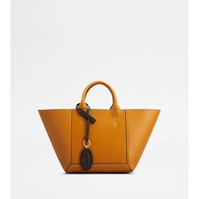Tod's Double Up Shopping Bag In Leather Small