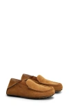 Tod's Logo Side Loafers In Monks Robe
