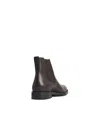 Tod's 'el. Formal' Brown Leather Ankle Boots