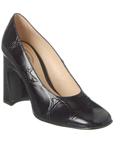Tod's Embossed Leather Pump In Black