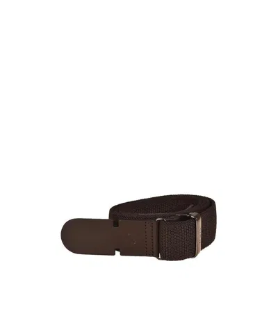 Tod's Embossed Logo Buckle Belt In Brown