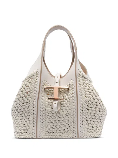 Tod's Fabric Leather Stylish Bag