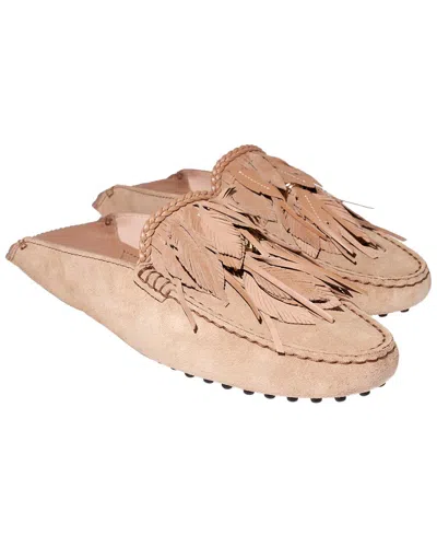 Tod's Feather Suede Loafer
