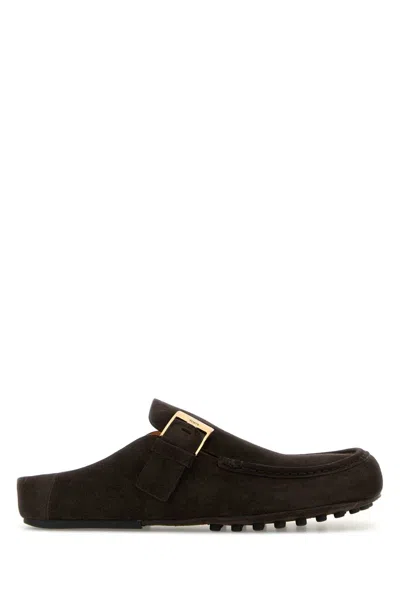 Tod's Fibbia Slipper In Brown
