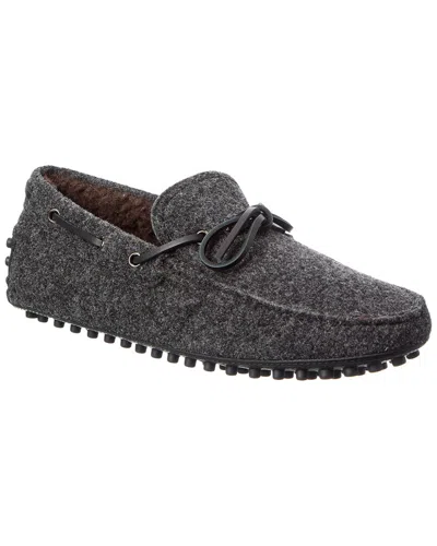 Tod's Flannel Loafer In Gray