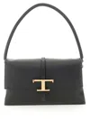 Tod's Flap Bag "t Timeless" In Black