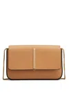 Tod's Flap Leather Mini Bag In Brown