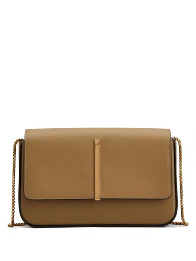 Tod's Flap Leather Mini Bag In Brown