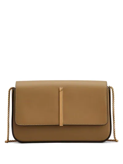 Tod's Flap Leather Mini Bag In Brown