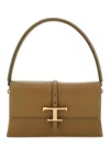 Tod's Flap T " Timeless" Bag In Brown