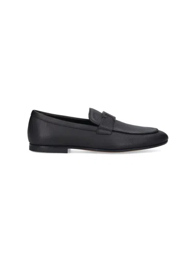 Tod's Flat Shoes In Black