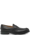 Tod's Round Toe Loafers In Black