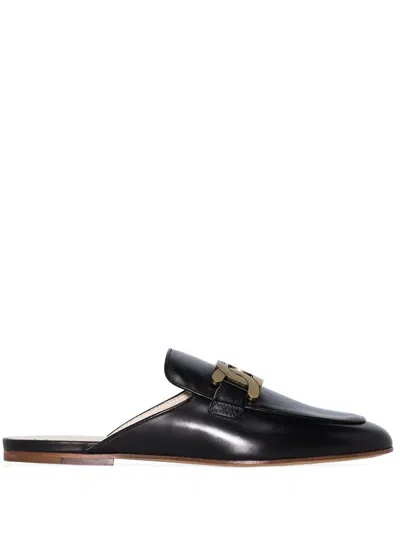 Tod's Flat Shoes In Black