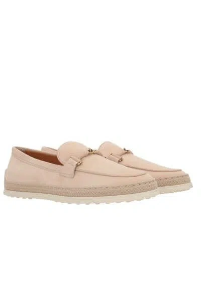 Tod's Flat Shoes In Beige