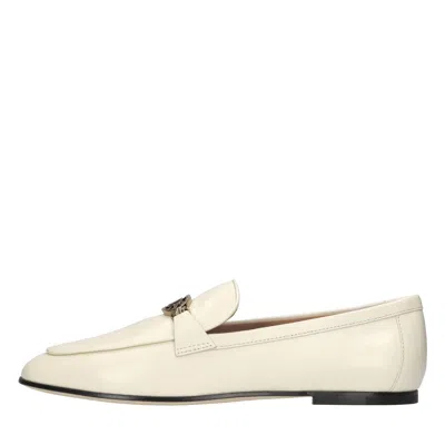 Tod's Flat Shoes In White