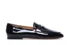 Tod's Patent Leather Loafers In Black