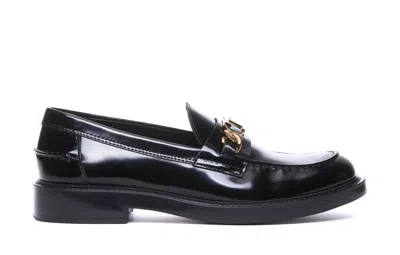 Tod's Flat Shoes In Black