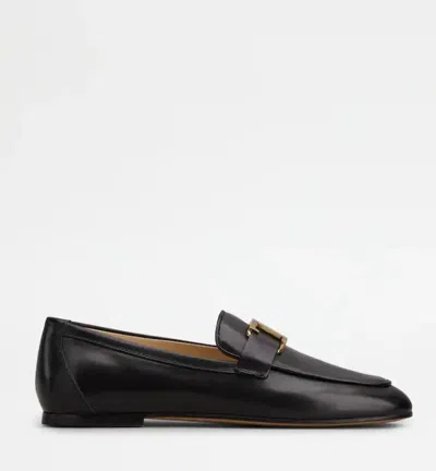 Tod's Flat Shoes In Black