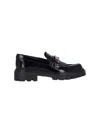 Tod's Womens Gomma Snaffle-embellished Leather Loafers Blac In Black