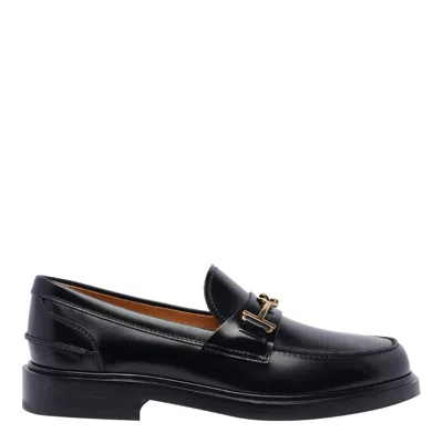 Tod's Flat Shoes In Black