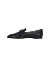 Tod's T Leather Mocassins In Black