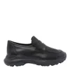 Tod's Leather Loafers In Black
