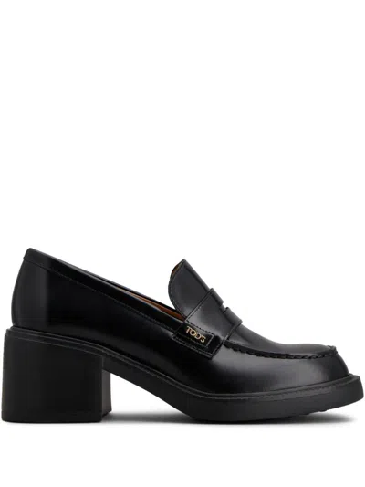 Tod's Flat Shoes In Black